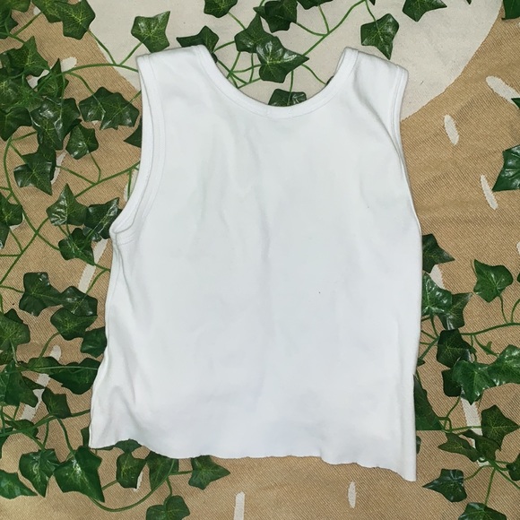 Brandy Melville While button up tank - Picture 3 of 3